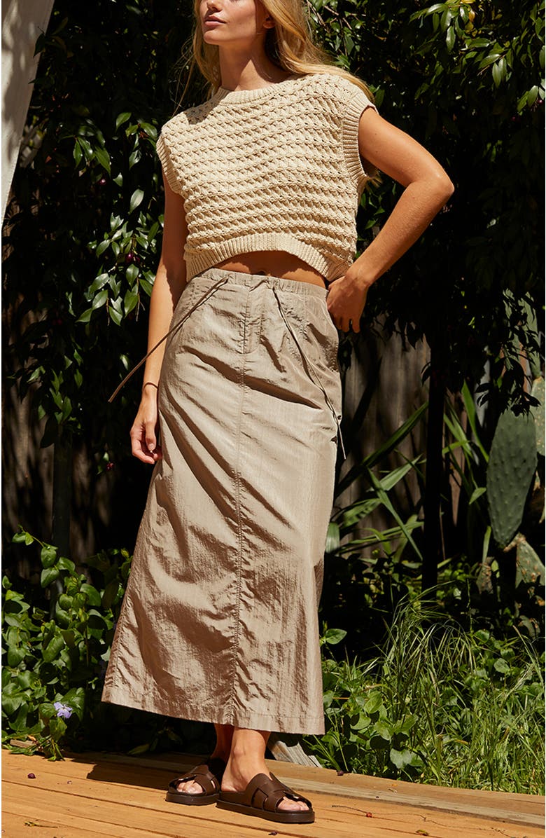 CRESCENT Maxi Pull On Skirt, Alternate, color,