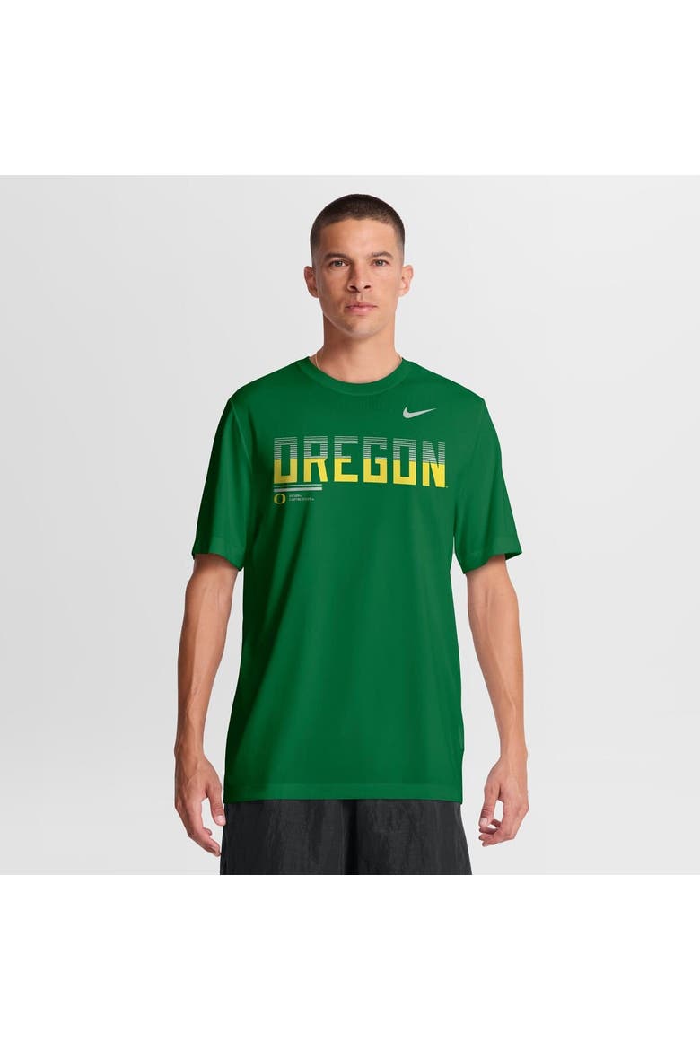 Men's Nike Green Oregon Ducks Sideline Legend Dri-FIT T-Shirt, Main, color, Green