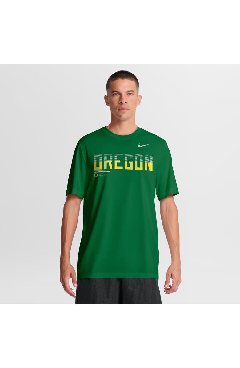 Nike Men's Nike Green Oregon Ducks Sideline Legend Dri-FIT T-Shirt, Main, color, Green