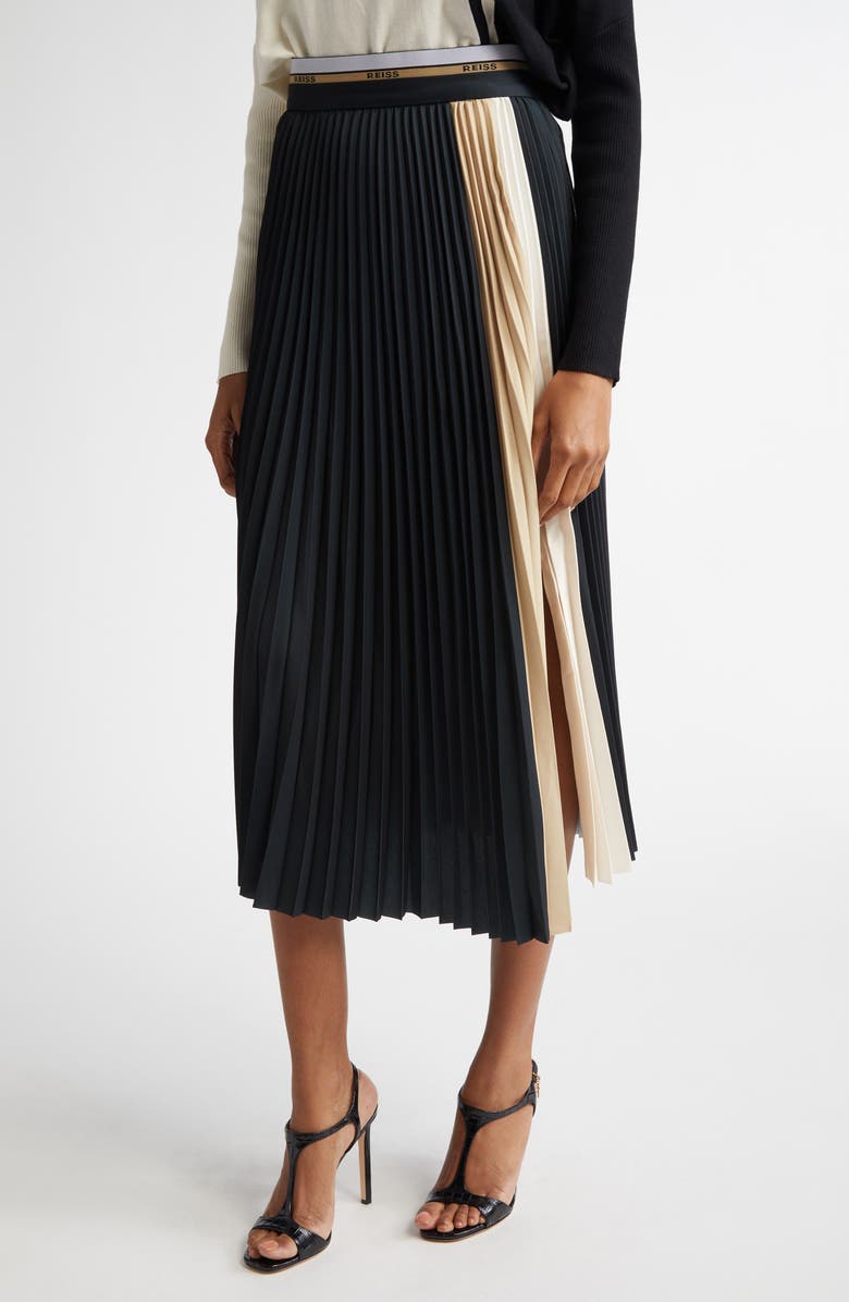 Reiss Iris Pleat Maxi Skirt, Alternate, color, 