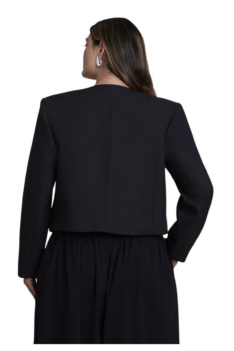 Tailored Military Jacket (plus), Alternate, color, BLACK ONYX