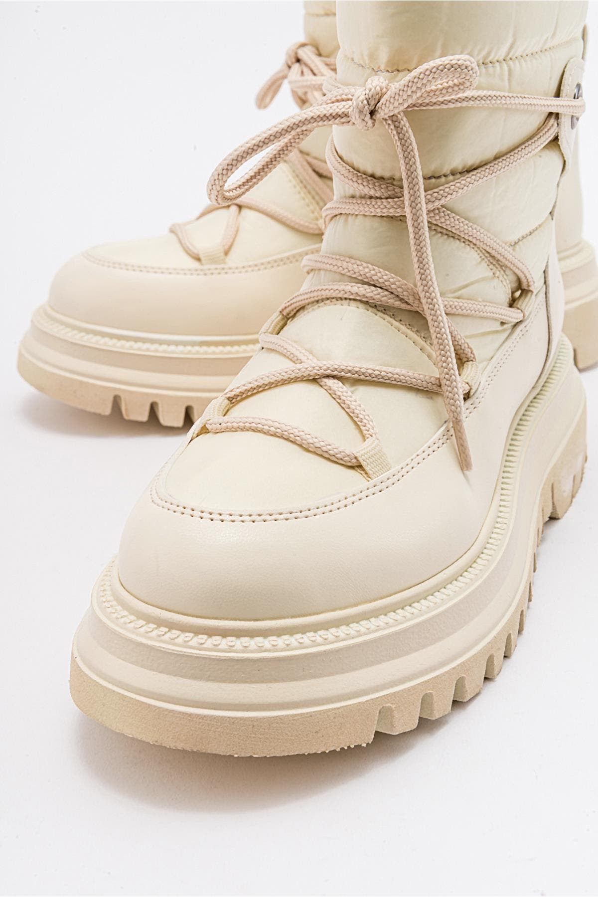 Weld Snow Boot, Alternate, color, Beige Faux Leather