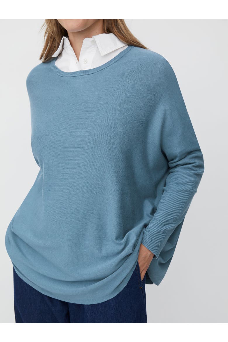 Mafanasi Round Neck Oversized Jumper, Alternate, color, Proven Blue