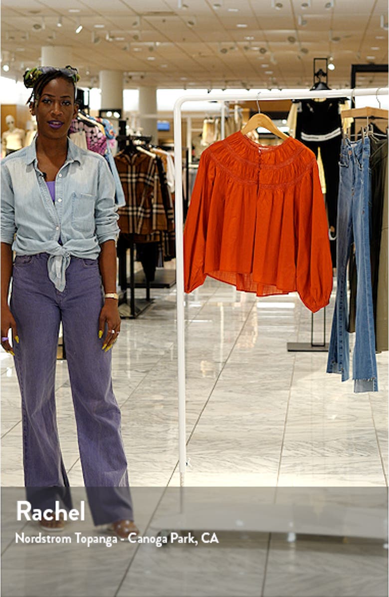 The Picturesque Lace Yoke Top, sales video thumbnail