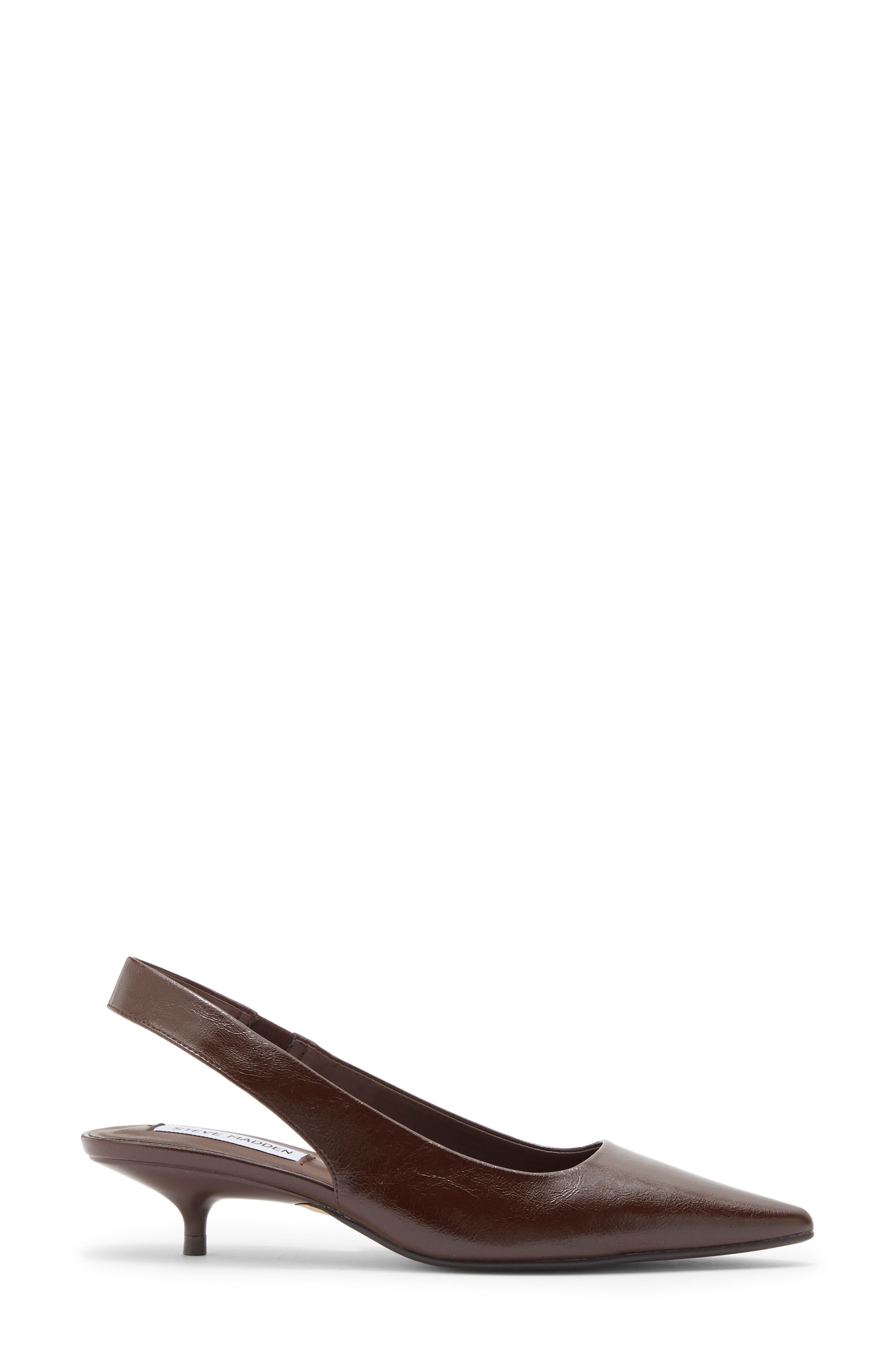 Leilany Pointed Toe Slingback Pump, Alternate, color, MILK CHOCOLATE