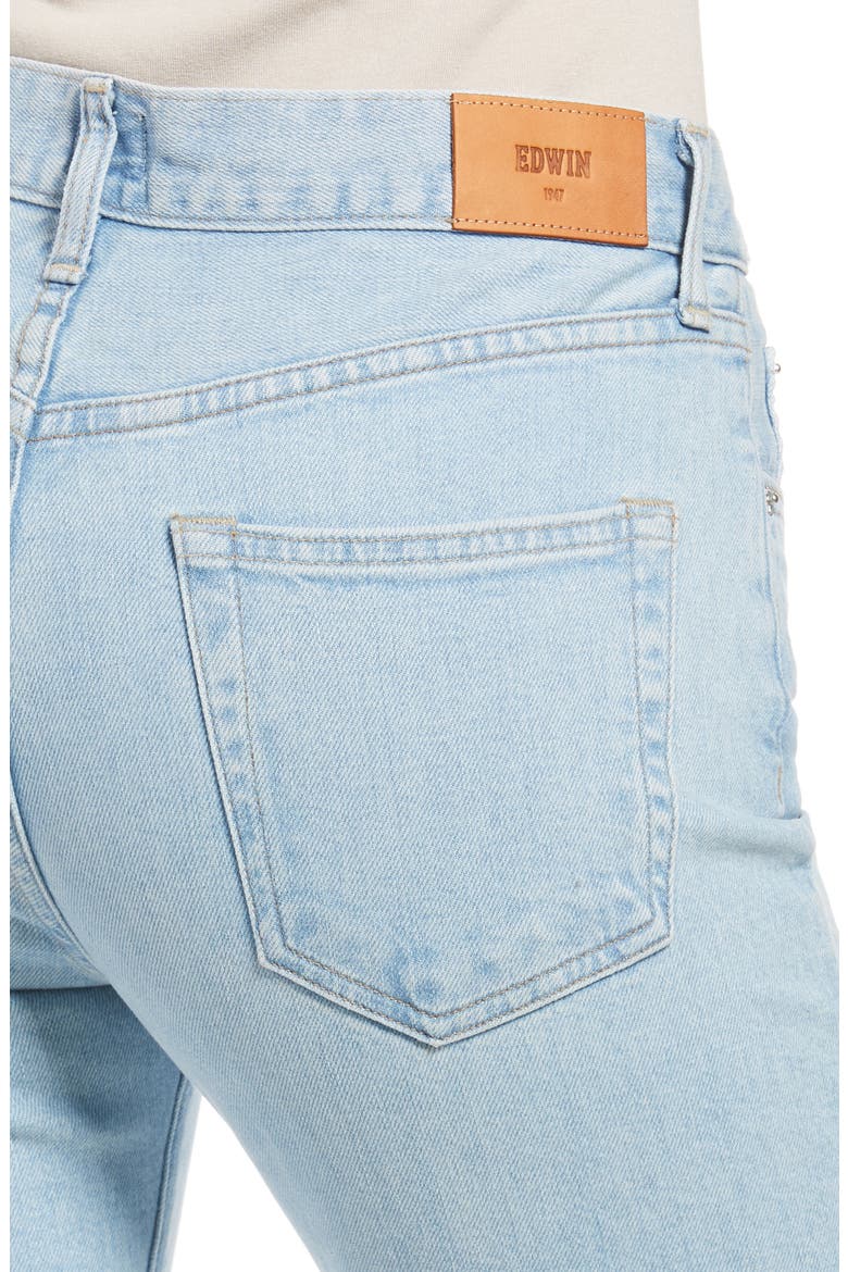 Hana High Waist Ankle Straight Leg Jeans, Alternate, color, LAST SUMMER