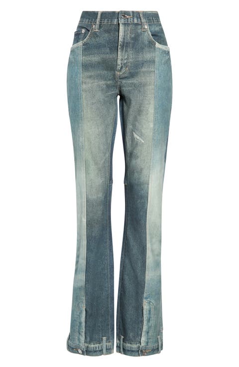 Upside Down Flare Jeans