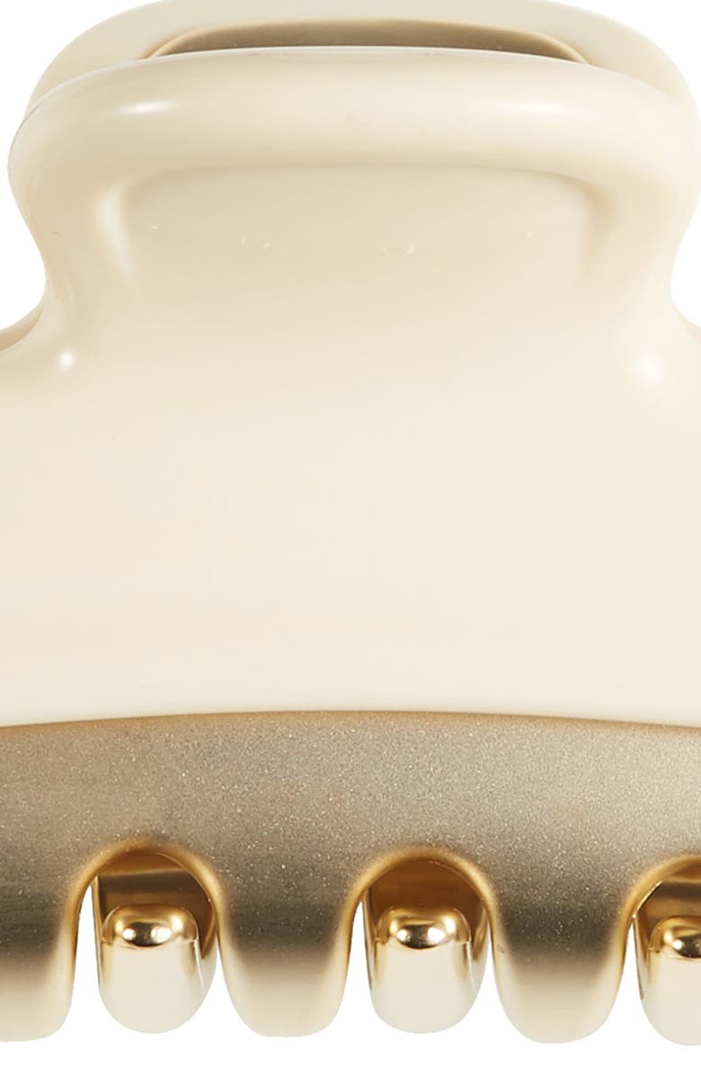 Alexandre de Paris Vendome Hair Clip, Alternate, color, Ivory Gold