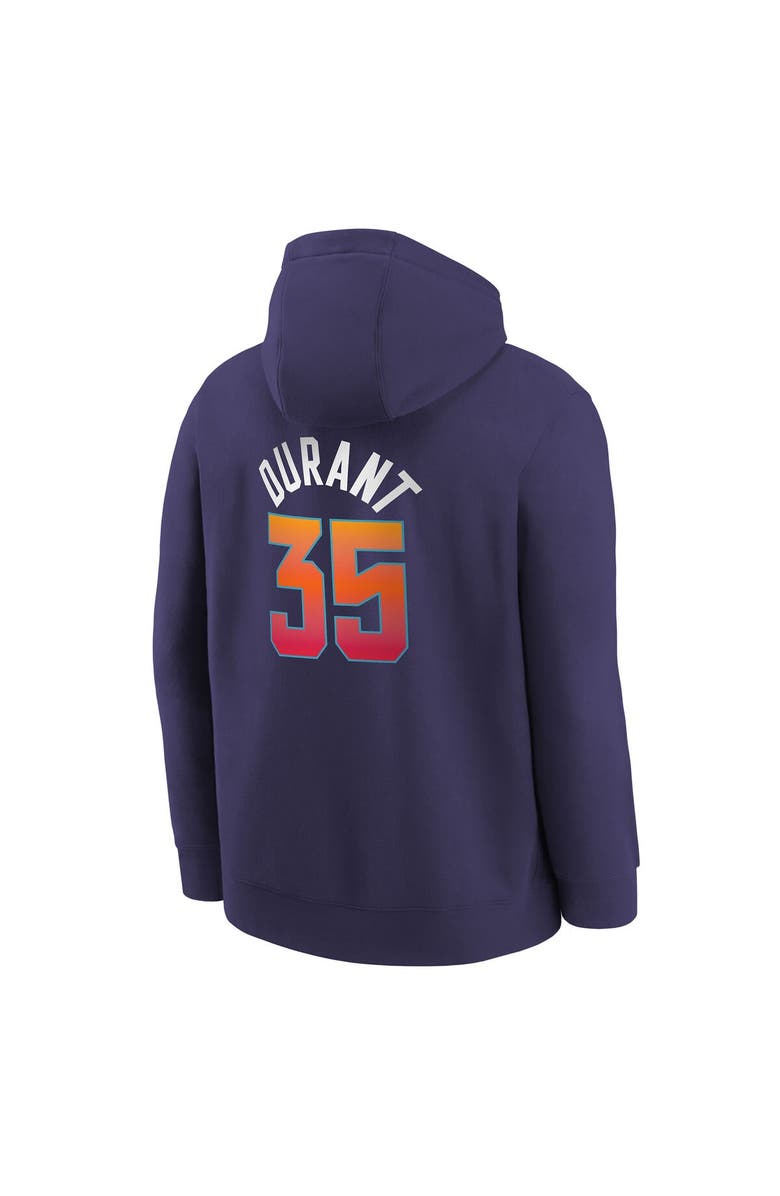 Nike Youth Nike Kevin Durant Purple Phoenix Suns 2023/24 City Edition Name & Number Pullover Hoodie, Alternate, color, 