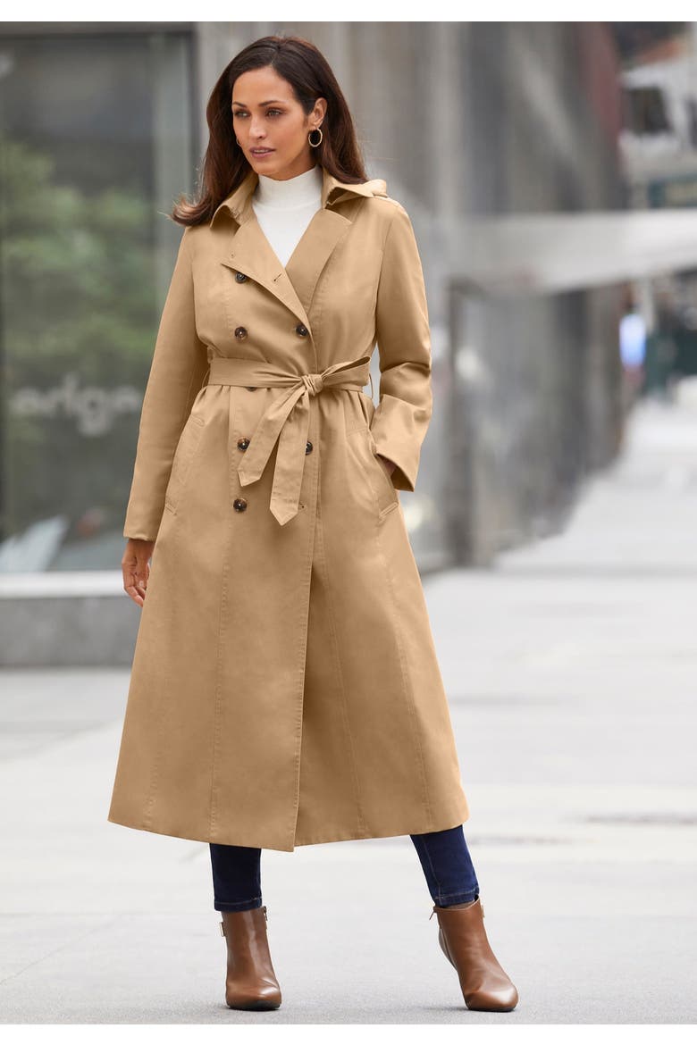 Contrast Hood Raincoat, Alternate, color, BROWN PAINTERLY CHEETAH