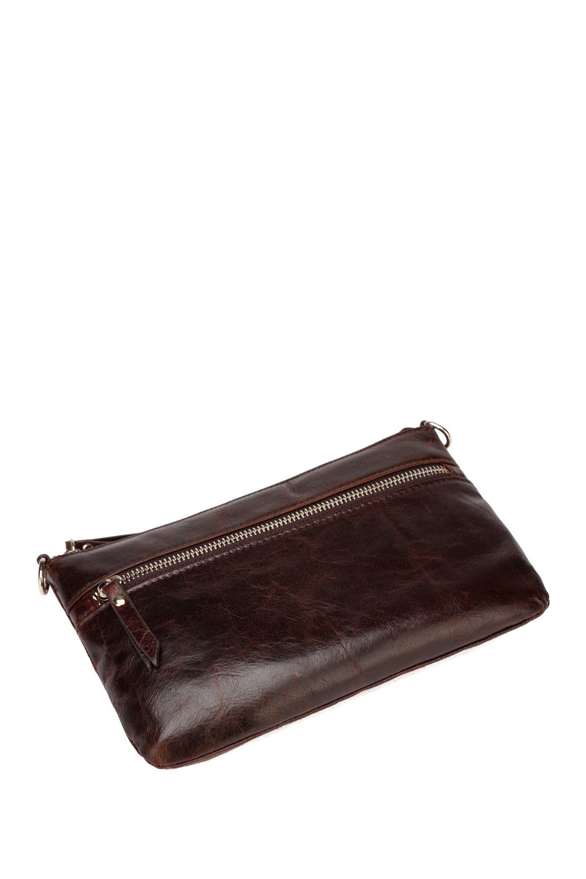 VICENZO LEATHER Maci Distressed Leather Crossbody Clutch, Alternate, color, 