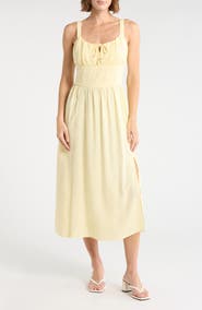 Ellen Tracy Keyhole Midi Dress