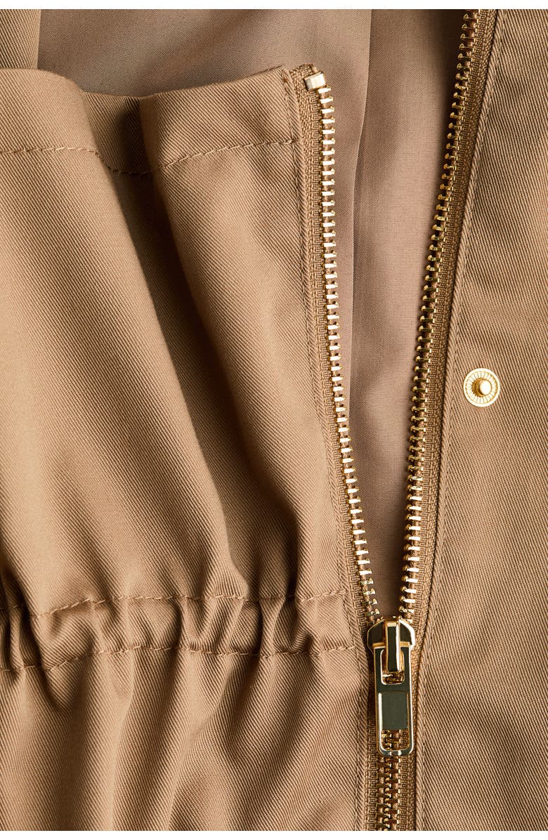 H&M Mama Before & After Babywearing Twill Jacket, Alternate, color, Beige