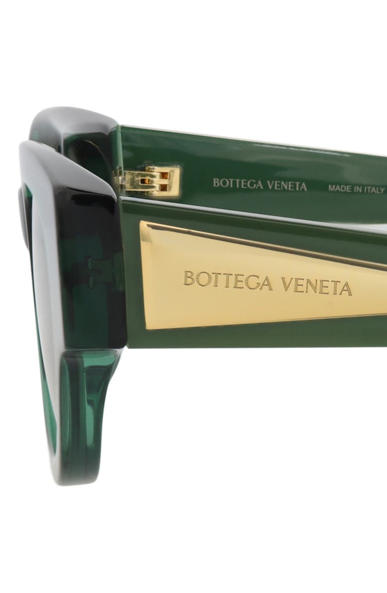 Bottega Veneta Sunglasses, Alternate, color, Green Crystal Green