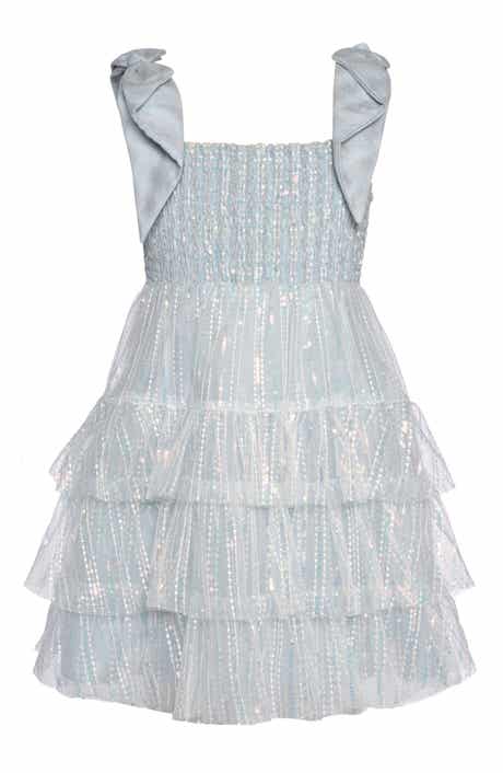 Hannah Banana Kids' Tiered Sequin Party Dress