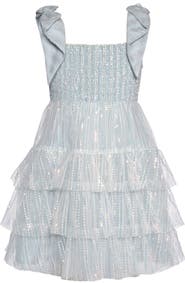 Hannah Banana Kids' Tiered Sequin Party Dress