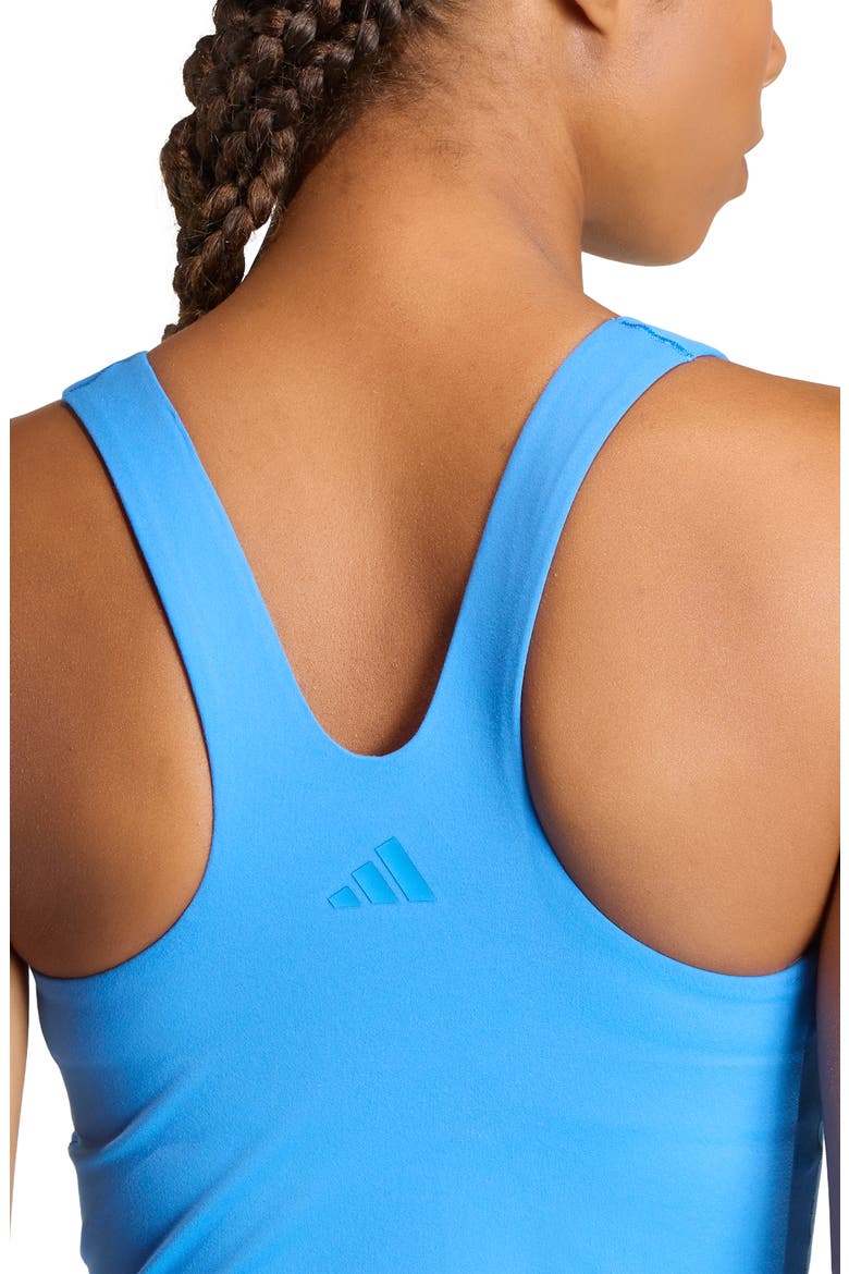 All Me Cropped Racerback Tank, Alternate, color, RAY BLUE