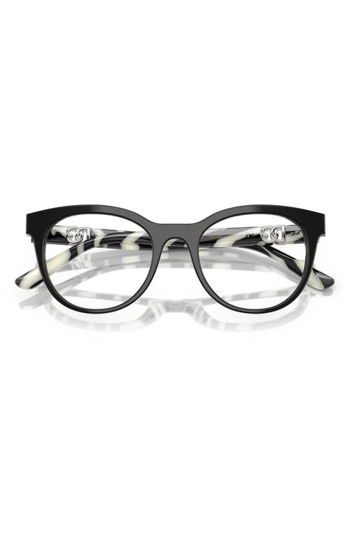 DOLCE & GABBANA DOLCE&GABBANA 52MM ROUND OPTICAL GLASSES