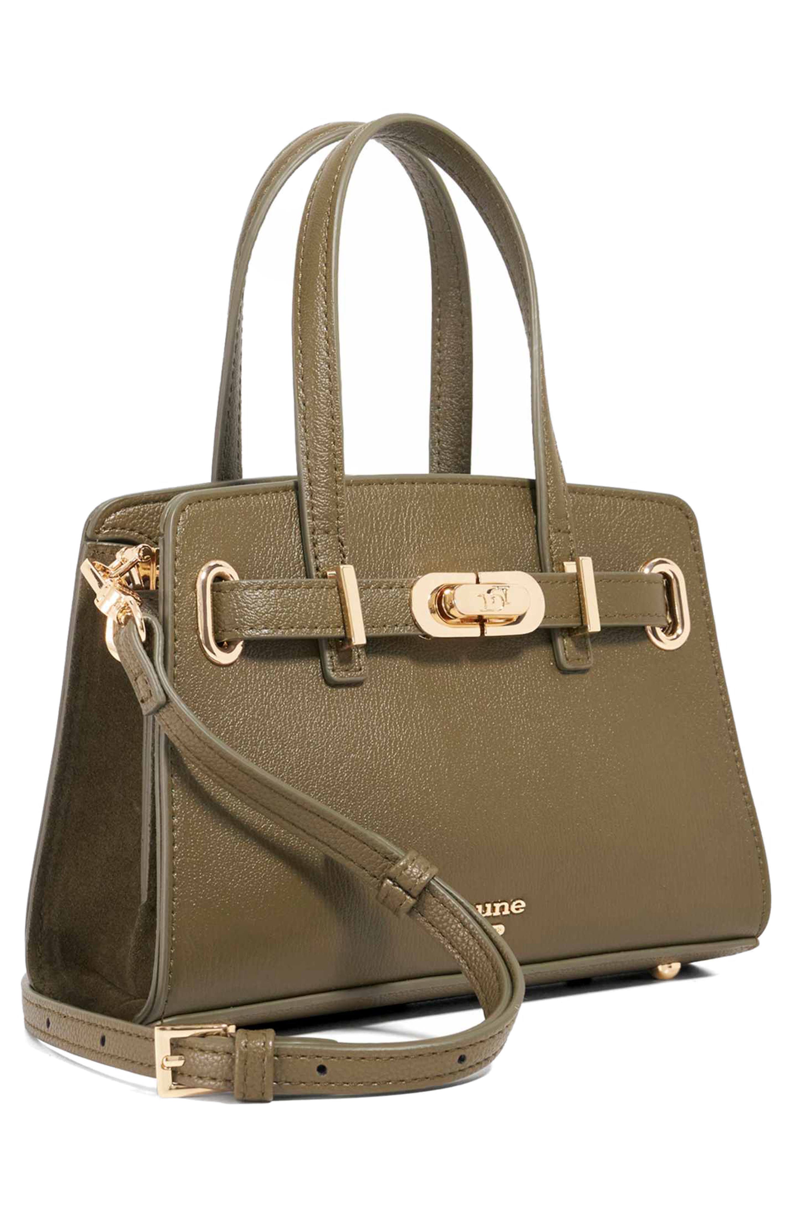 Dune London Dinidefine Tote, Alternate, color, Dark Green
