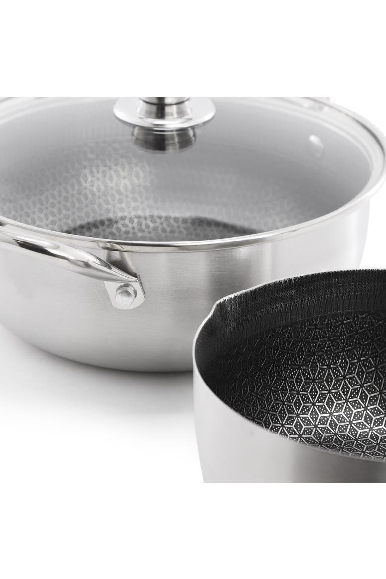 Elsenborn 10 Piece Stainless Steel Cookware Set, Alternate, color, Silver