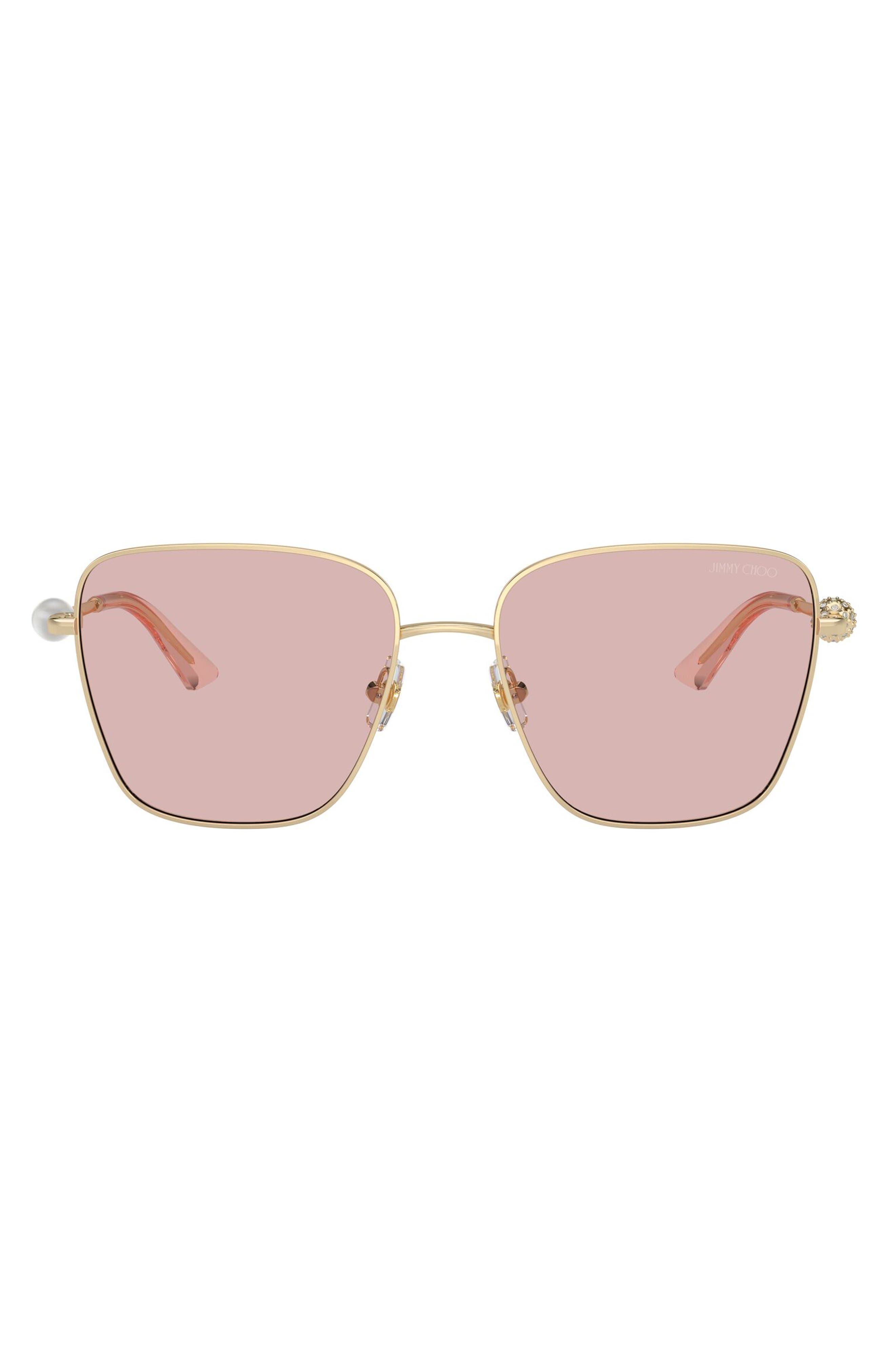 Jimmy Choo 56mm Aviator Sunglasses
