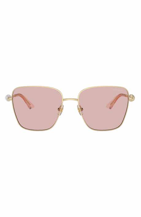 Jimmy Choo 56mm Aviator Sunglasses