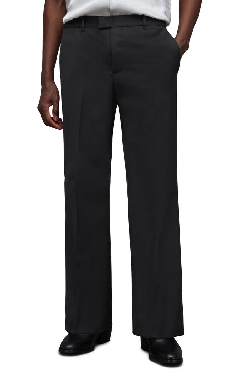 AllSaints Mount Flare Trousers, Main, color, 