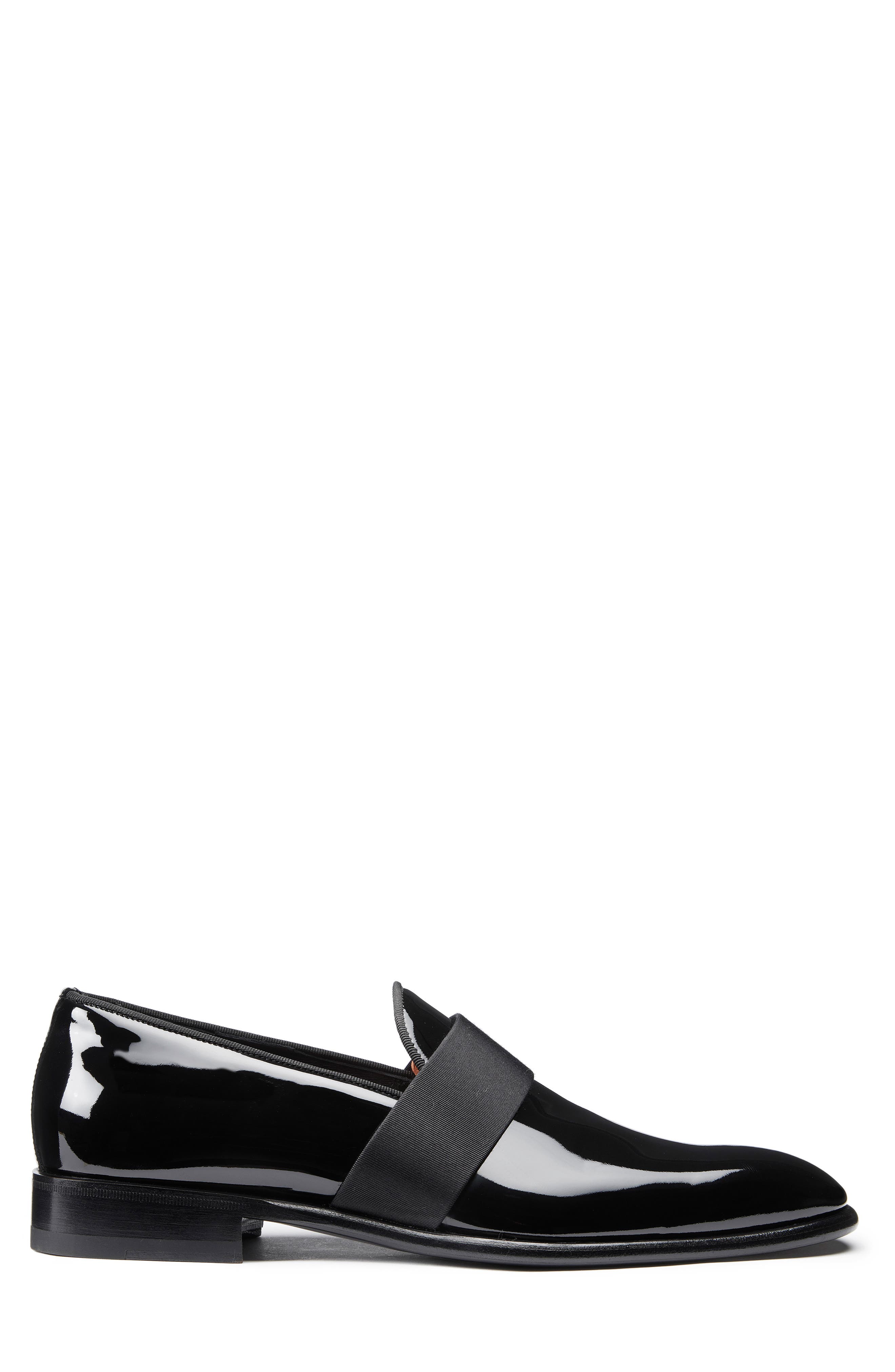 Santoni Isomer Loafer, Alternate, color, Black