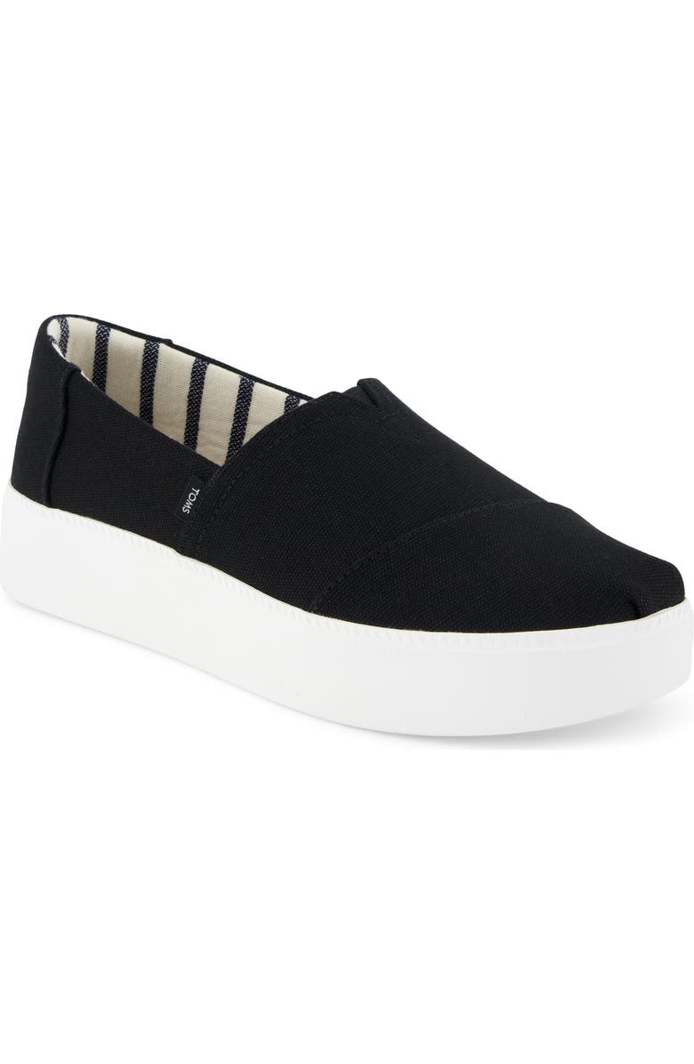 TOMS Asher Platform Slip-On Sneaker, Main, color,