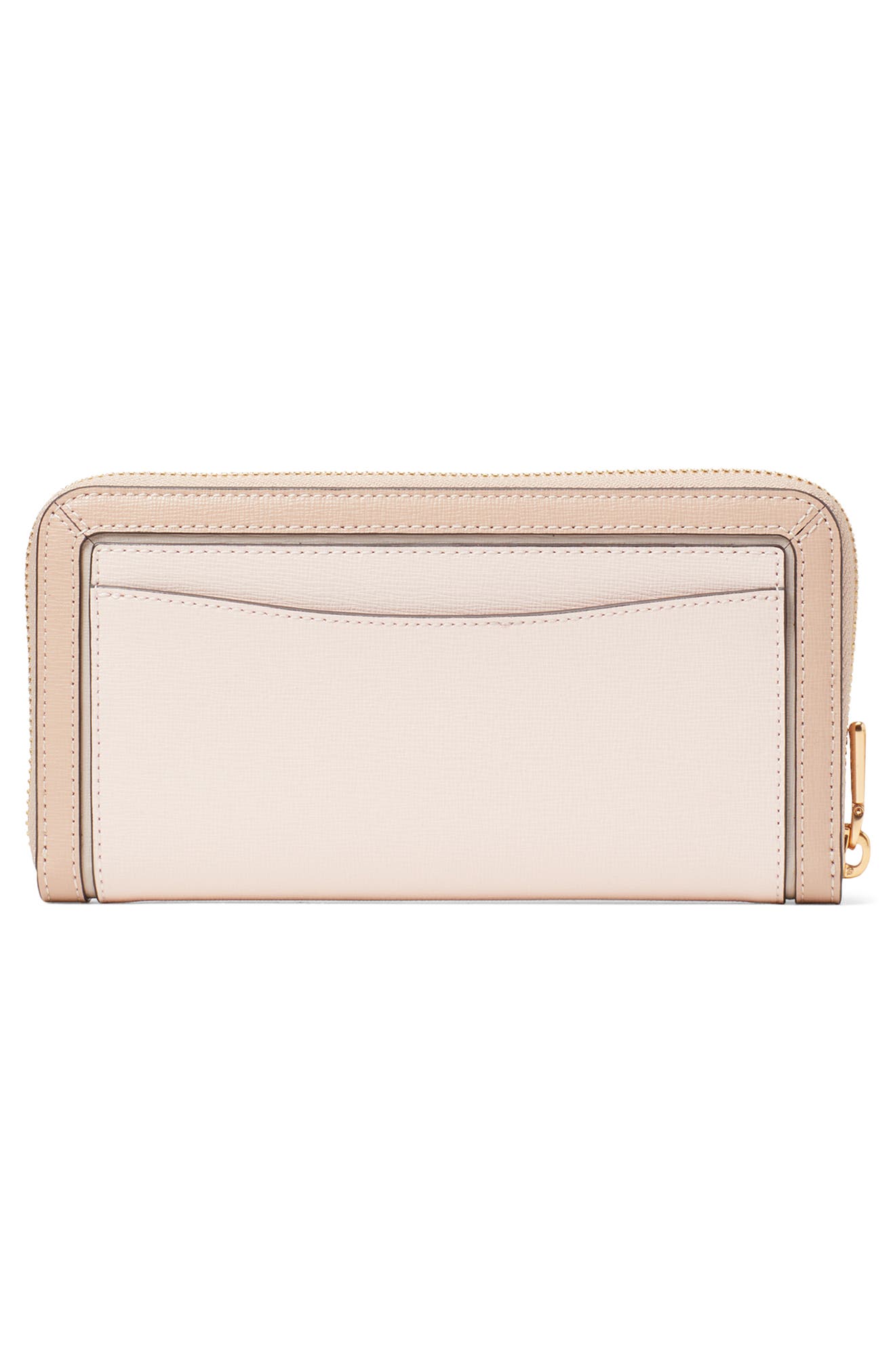 Kate Spade New York morgan colorblock saffiano leather wallet, Alternate, color, Pale Dogwood Multi