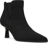 Anne Klein Cormack Croc Embossed Faux Leather Bootie