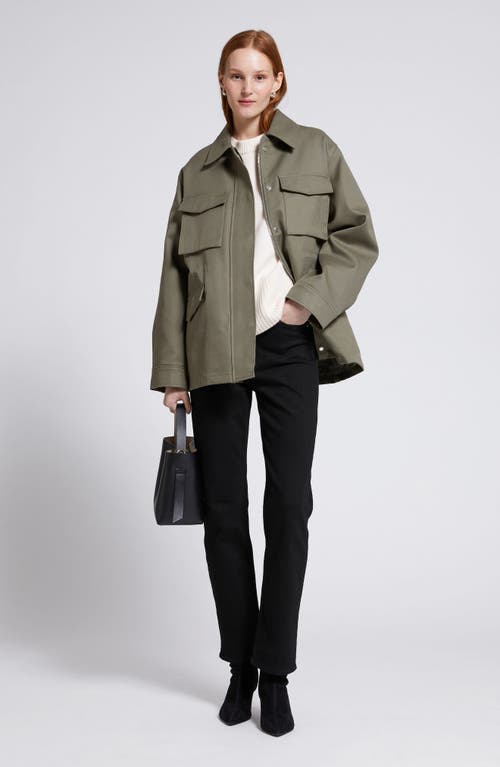 & OTHER STORIES & OTHER STORIES COLLARED COTTON JACKET