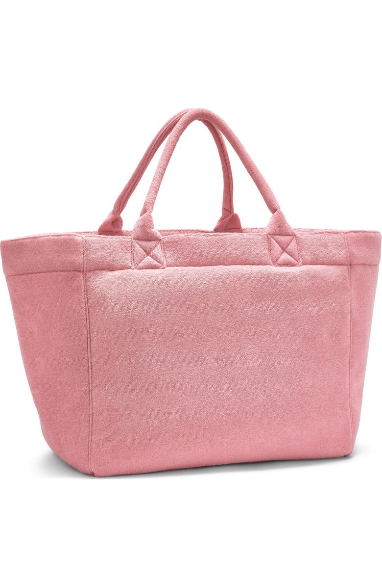 Ganni XXL Beach Resort Shopper, Alternate, color, Parfait Pink
