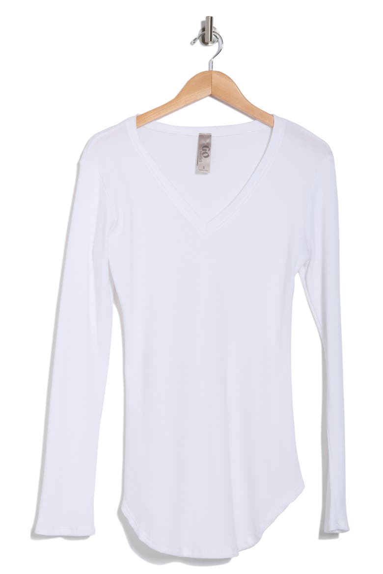 Basic Stretch Modal T-Shirt, Alternate, color, IVORY