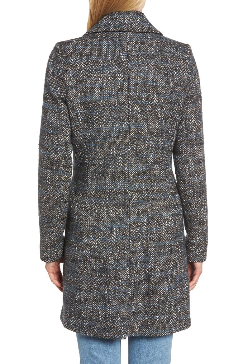 Reefer Jacket, Alternate, color, BLUE TWEED
