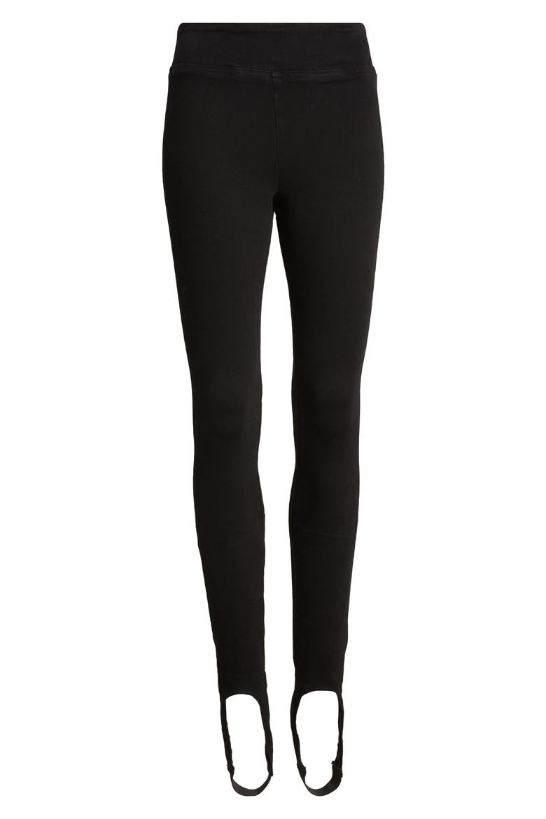 The Jet Set Stirrup Leggings, Alternate, color, SHEEN NOIR