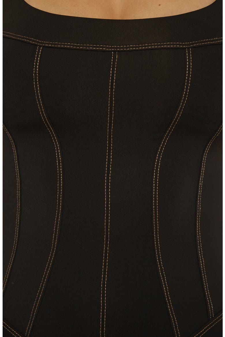 Halter One-Piece Swimsuit, Alternate, color, BLACK