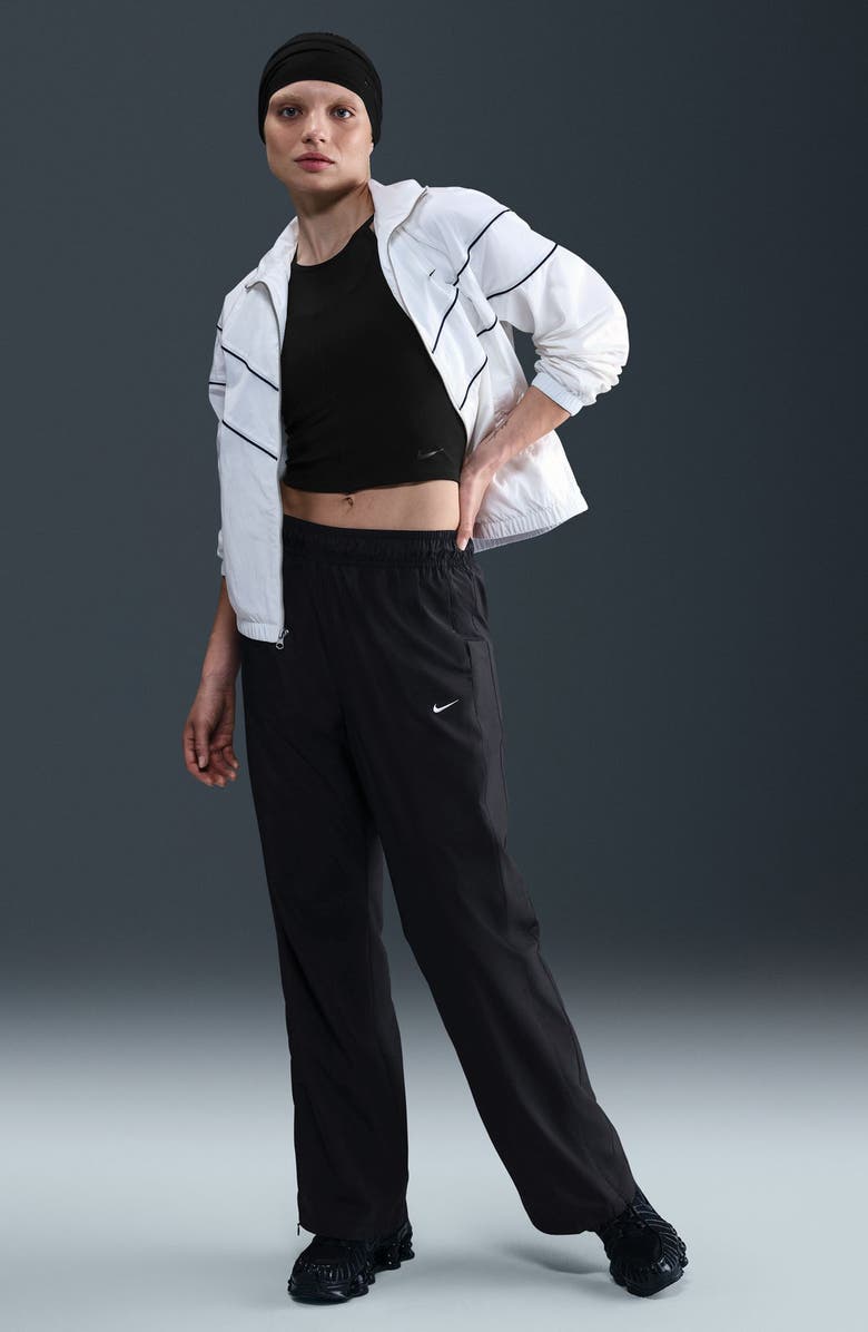 Nike Classic Open Hem Pants, Alternate, color, Black/ Sail