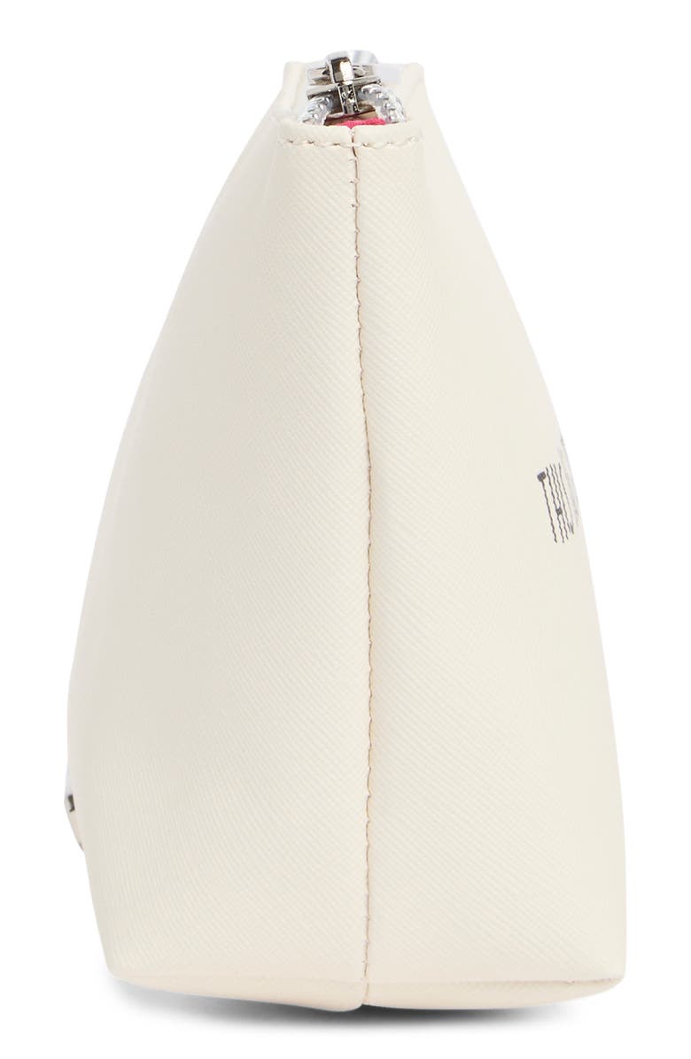 BCBG Cosmetic Bag, Alternate, color, Ecru