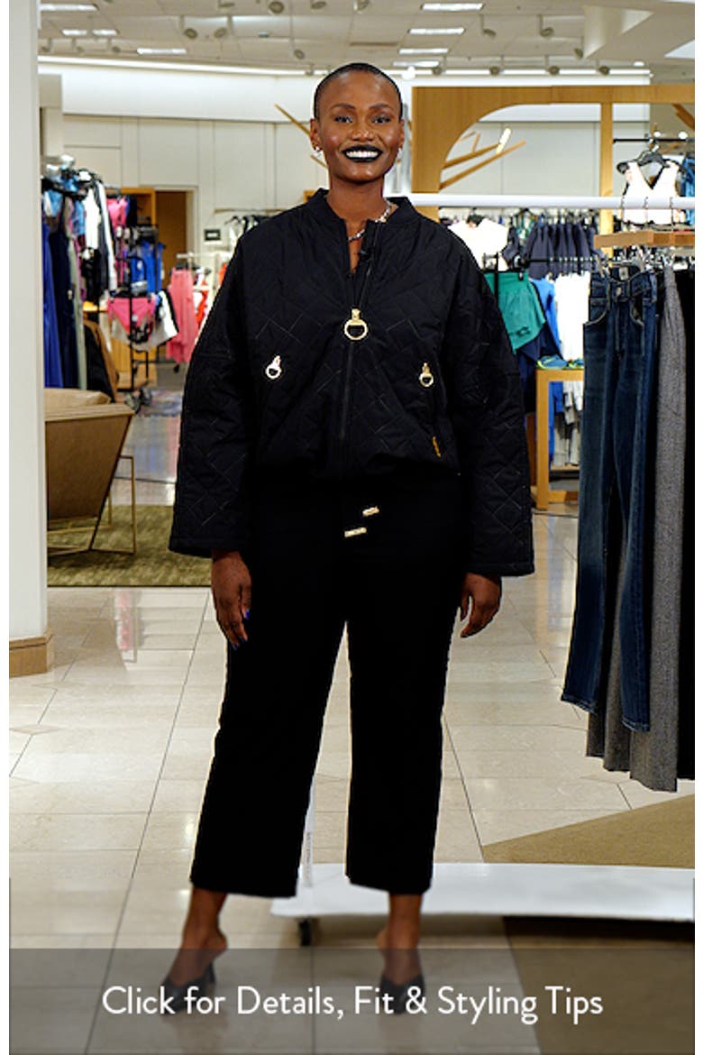 Emlyn Quilted Bomber Jacket video