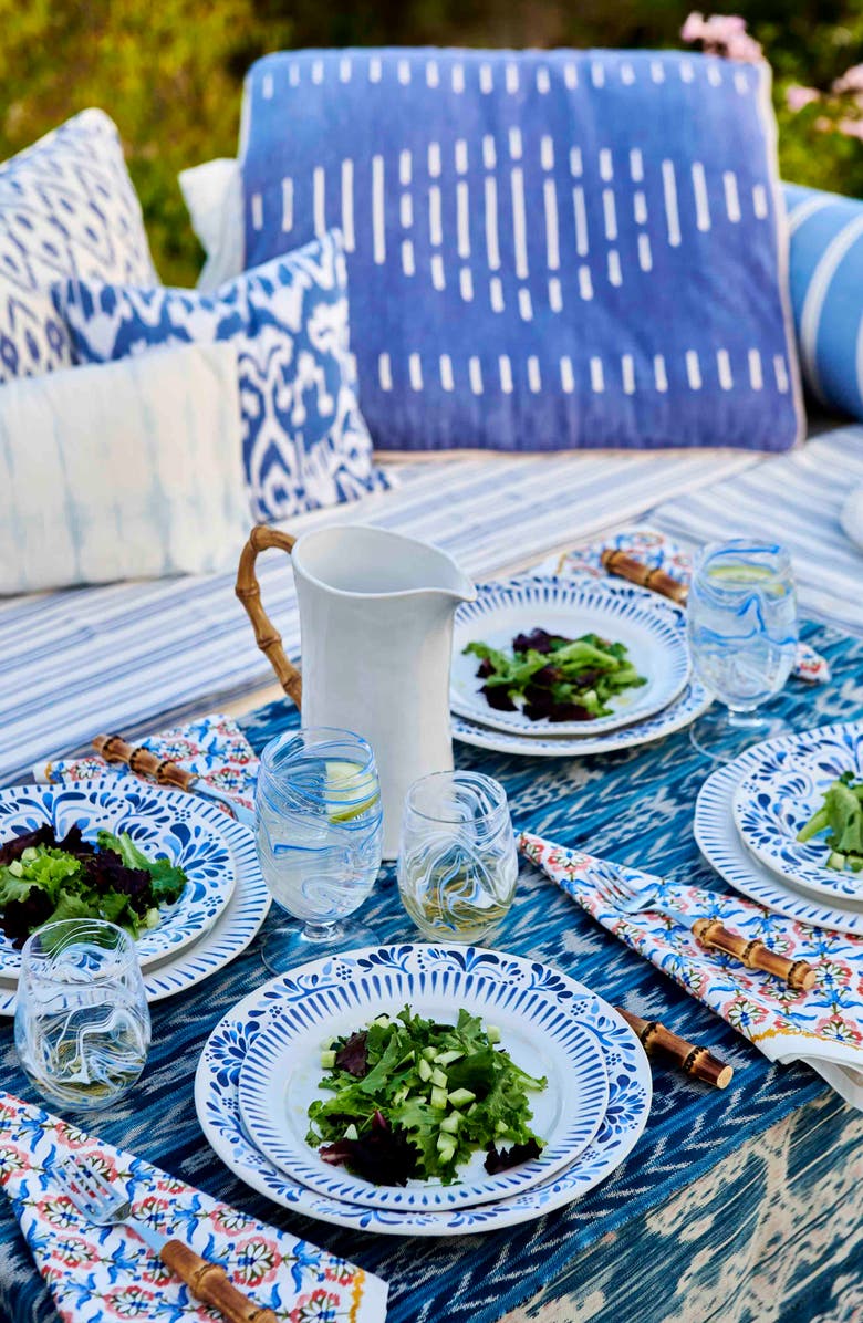 Juliska Iberian Dinner Plate, Alternate, color, Indigo