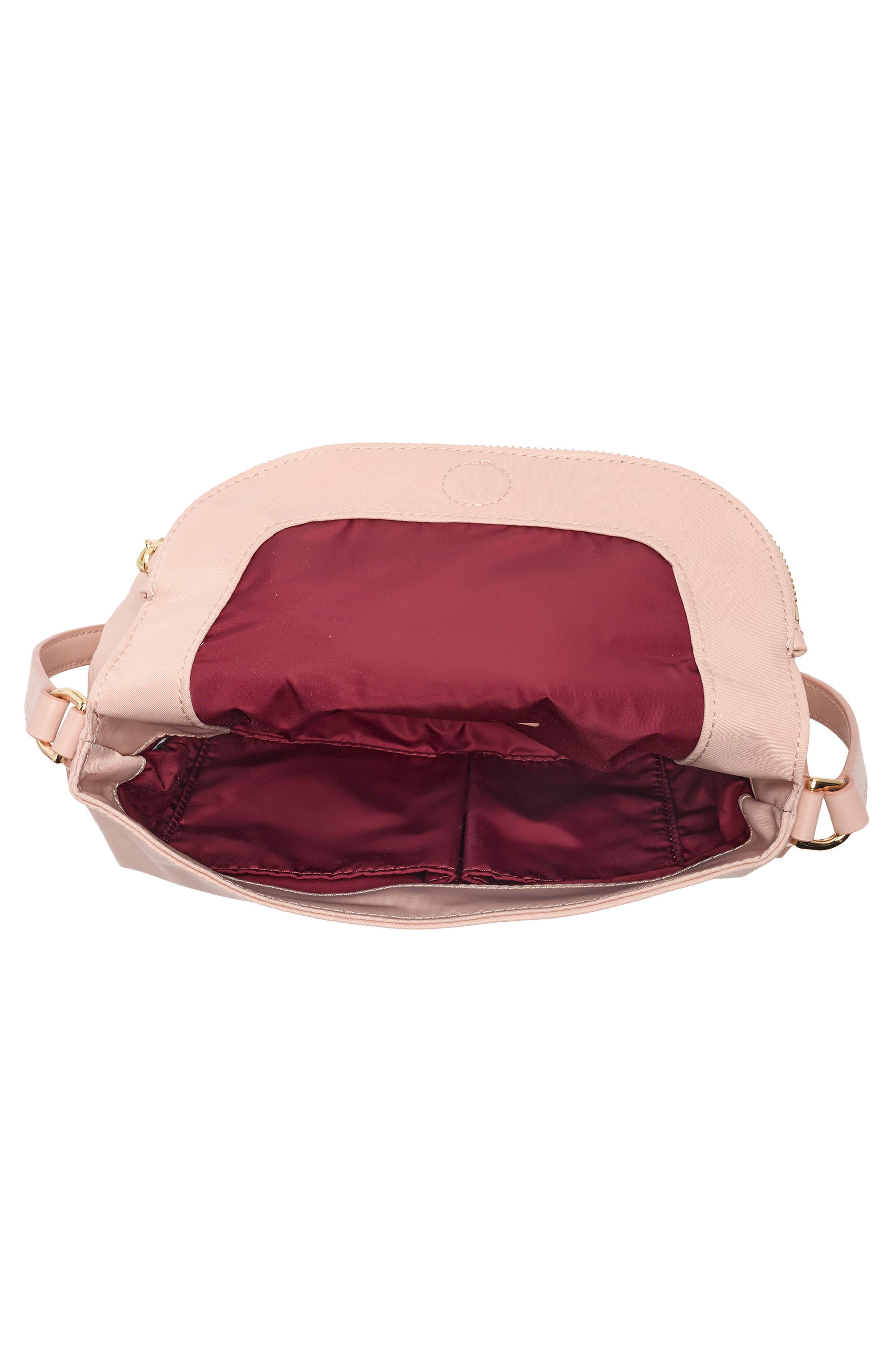 Preppy Nylon Mini Messenger Bag, Alternate, color, MISTY ROSE