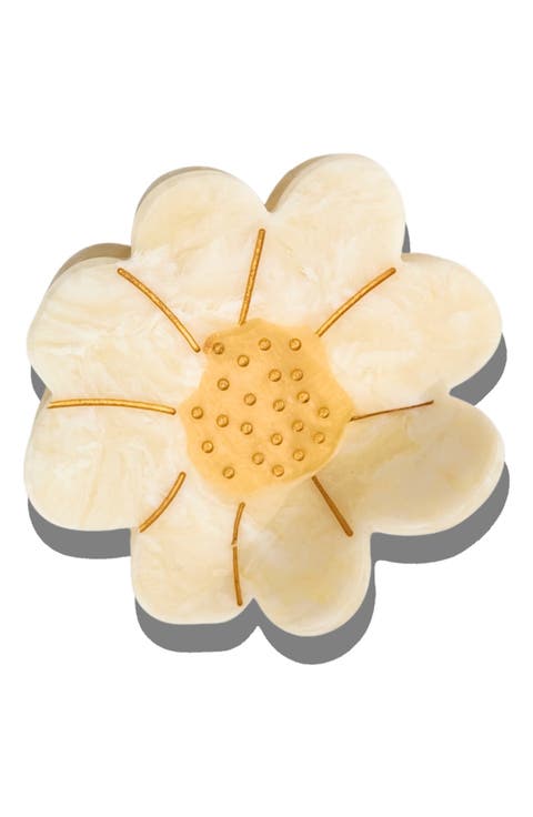 Vintage Daisy Claw Hair Clip