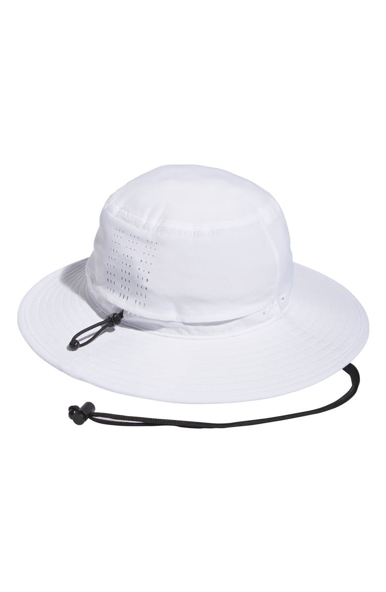 adidas Golf Wide Brim Golf Bucket Hat, Alternate, color, White