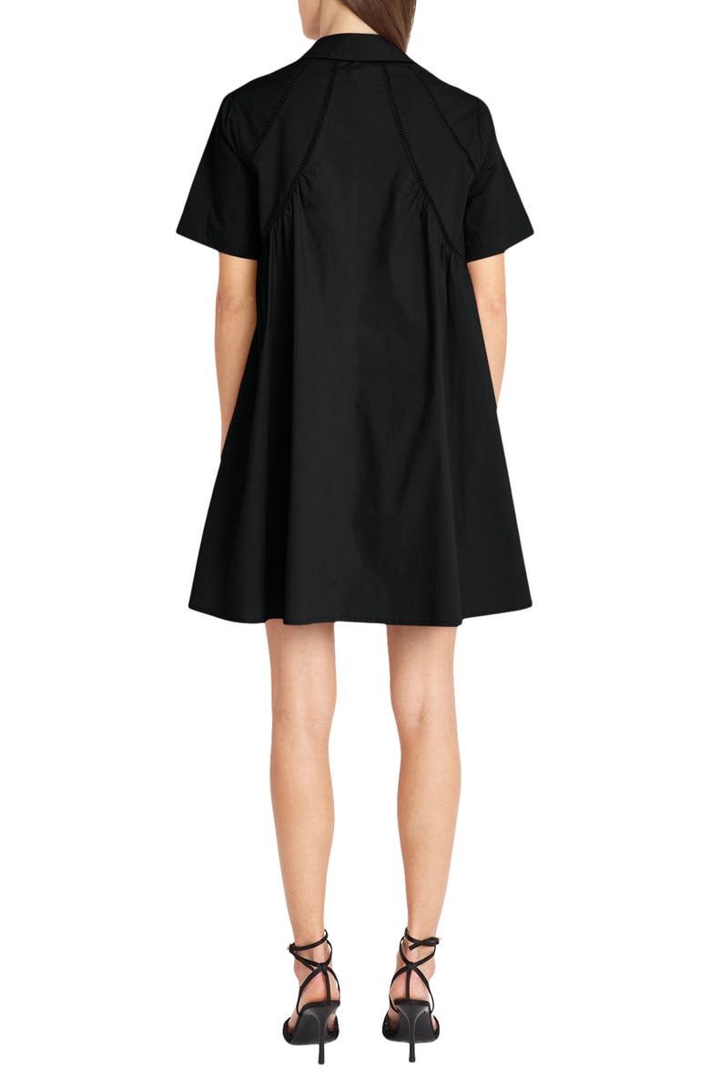 Donna Morgan Ladder Cutout Shirtdress, Alternate, color, 