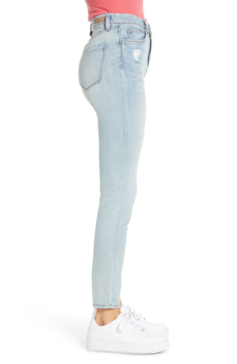 BLANKNYC The Great Jones High Waist Ripped Jeans, Alternate, color, 