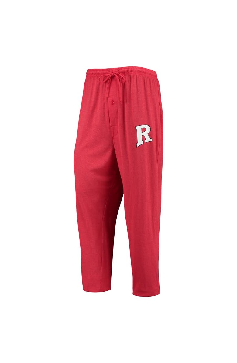 CONCEPTS SPORT Men's Concepts Sport Scarlet/Heathered Charcoal Rutgers Scarlet Knights Meter Long Sleeve T-Shirt & Pants Sleep Set, Alternate, color, 