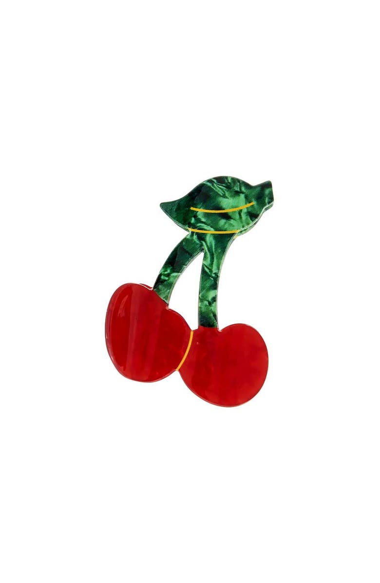 BY ADINA EDEN Cherry Hair Claw Clip, Main, color, 