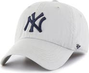 '47 Men's '47 Gray New York Yankees Franchise Logo Fitted Hat