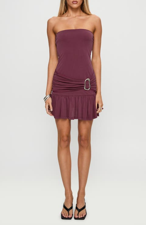 Love Lingers Strapless Minidress